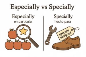 Diferencias entre Especially y specially