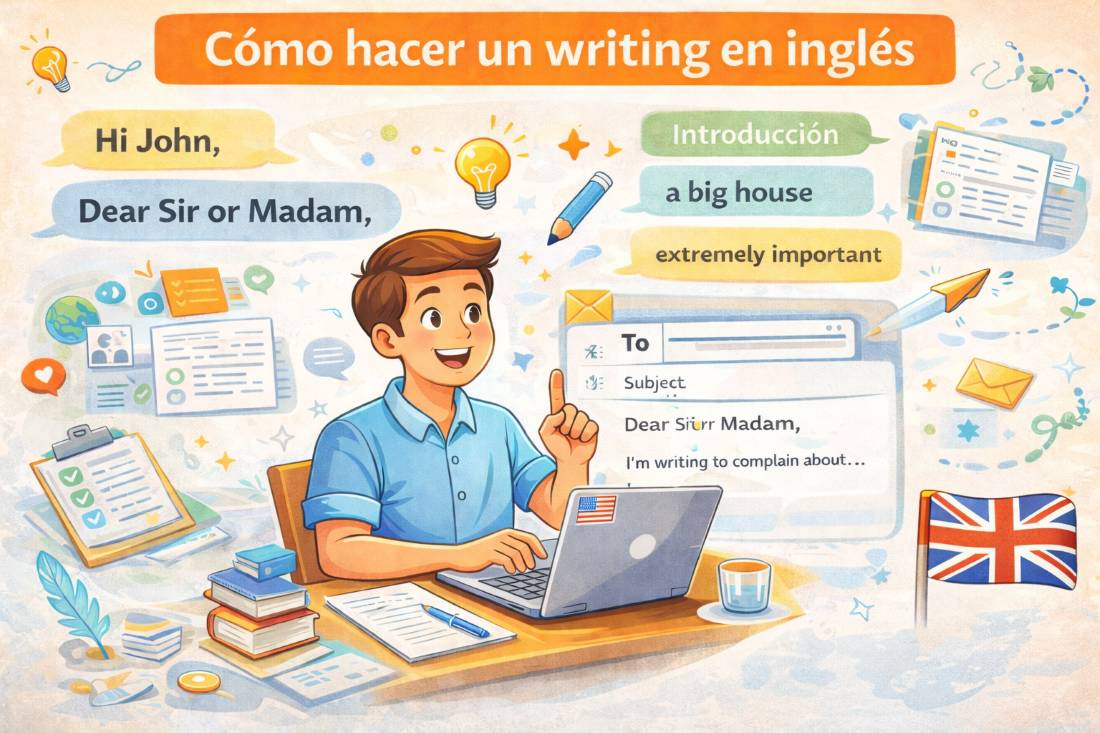como hacer un writing en ingles