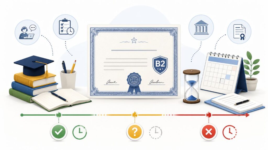 Certificado B2 inglés caduca o no